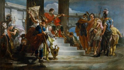 Scipio Africanus uwalniający Massivę autorstwa Giovanni Battista Tiepolo
